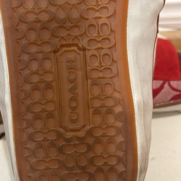 COACH Blakely Suede, Leather & Canvas Mules - Picture 6 of 11